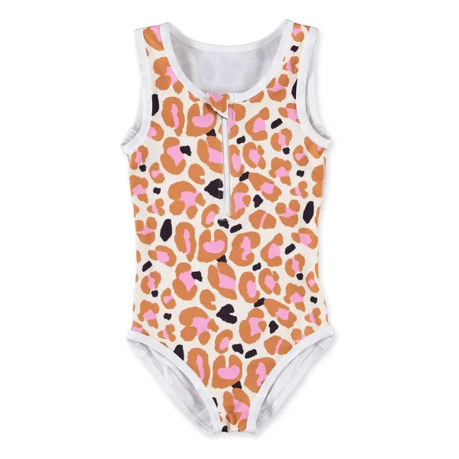 Candy Leopard Costume da bagno 1 pezzo con protezione UV Fibre riciclate