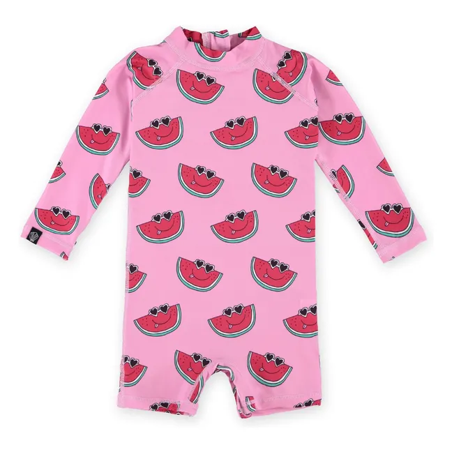Chunk A Licious Recycled Fibers UV Protection Playsuit  | Fuchsia