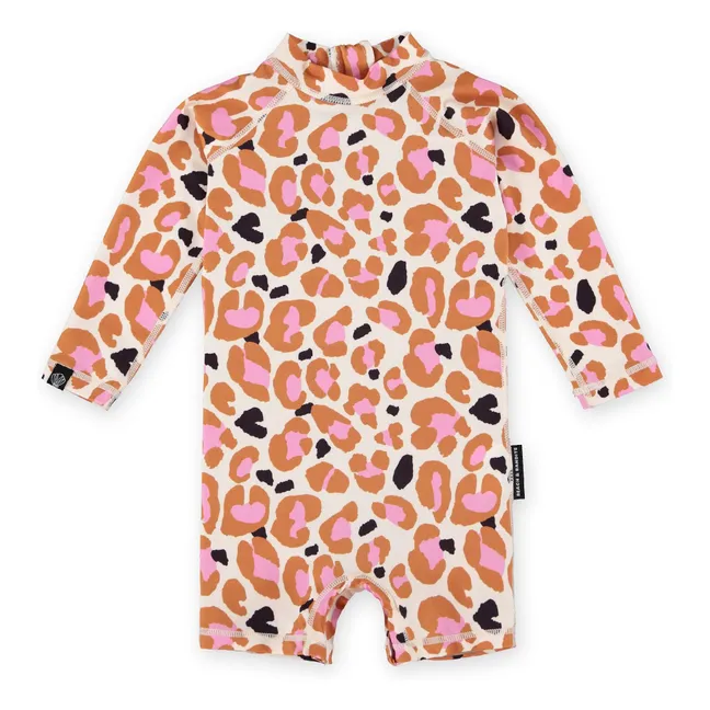 Combishort Anti-UV Candy Leopard Fibre riciclate 