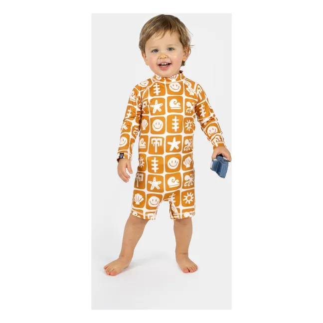 Tuta Sea Smiley resistente ai raggi UV Fibre riciclate  | Ruggine