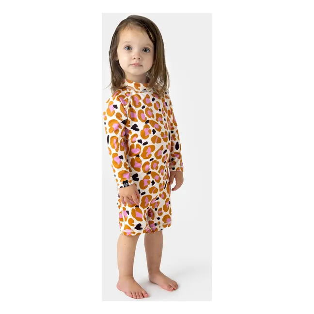 Combishort Anti-UV Candy Leopard Fibre riciclate 