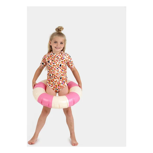 T-shirt Anti-UV Candy Leopard Fibres Recyclées