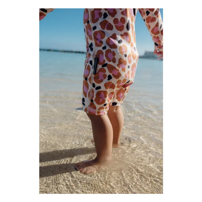 Combishort Anti-UV Candy Leopard Fibre riciclate 