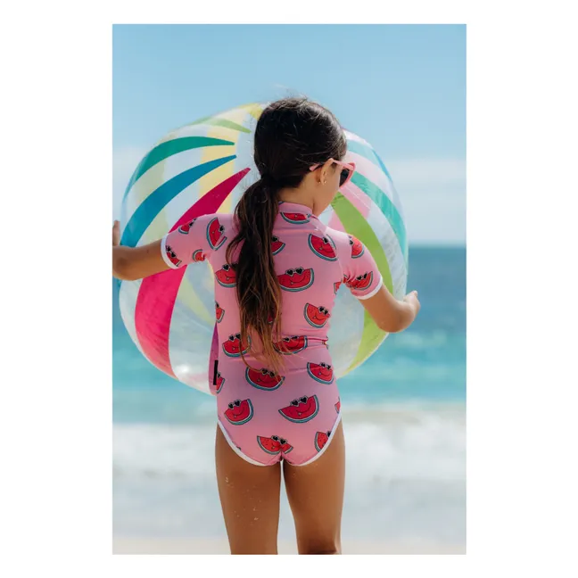 UV Protection Swimsuit Chunck A Licious Recycled Fibers   | Pink
