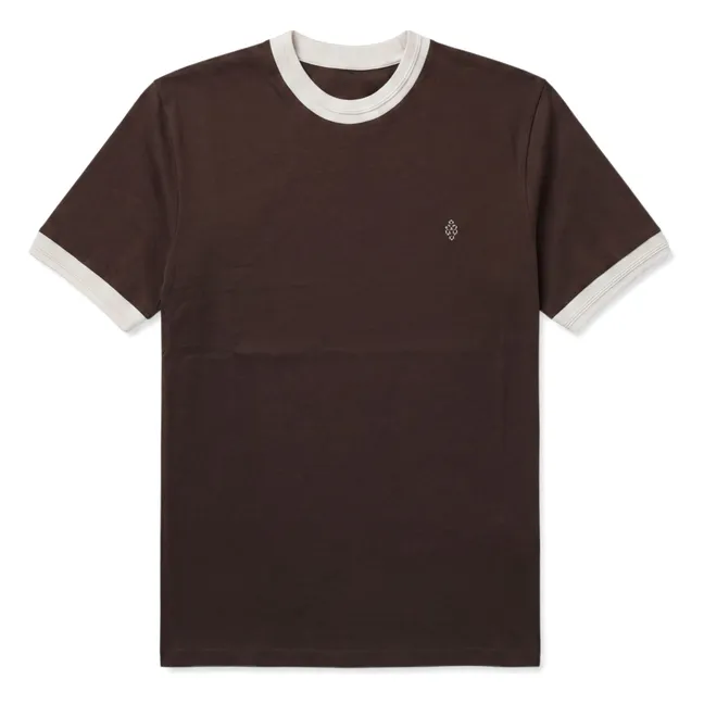 Camiseta en relieve | Marrón