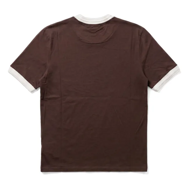 Camiseta en relieve | Marrón