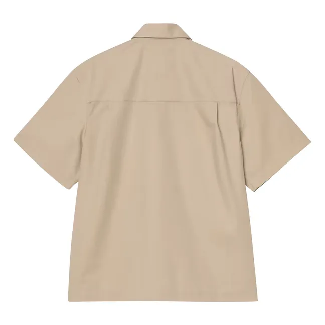 Chemise Zippée S/S Postal Zip | Beige