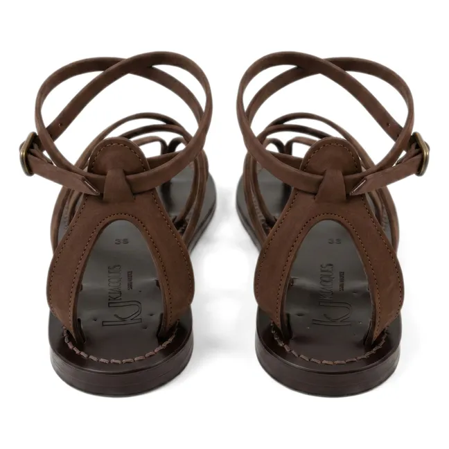 Epicure Nubuk Sandalen | Bronze