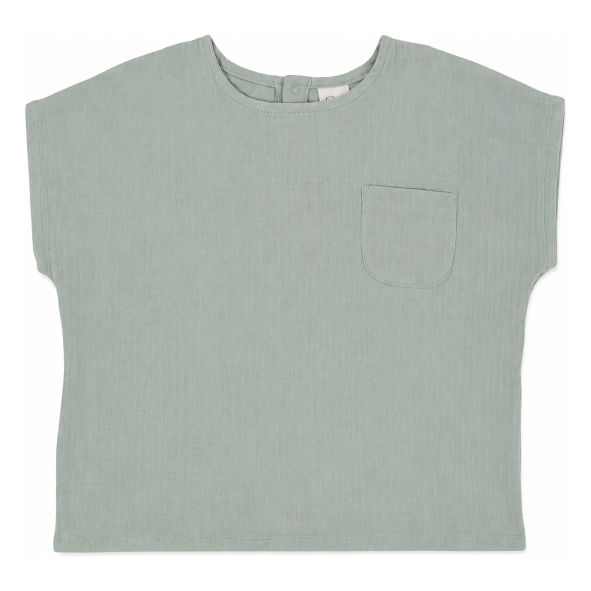 T-shirt Natalia Coton Bio | Vert amande- Image produit n°0