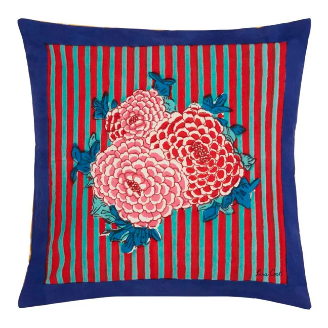 Housse de coussin Arabesque Corolla | Jaune