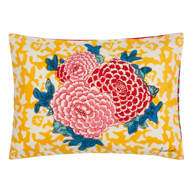 Arabesque Corolla Kissenbezug | Gelb