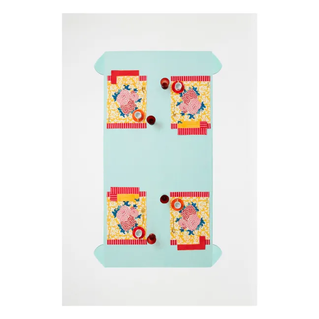 Arabesque Corolla Serviette | Gelb