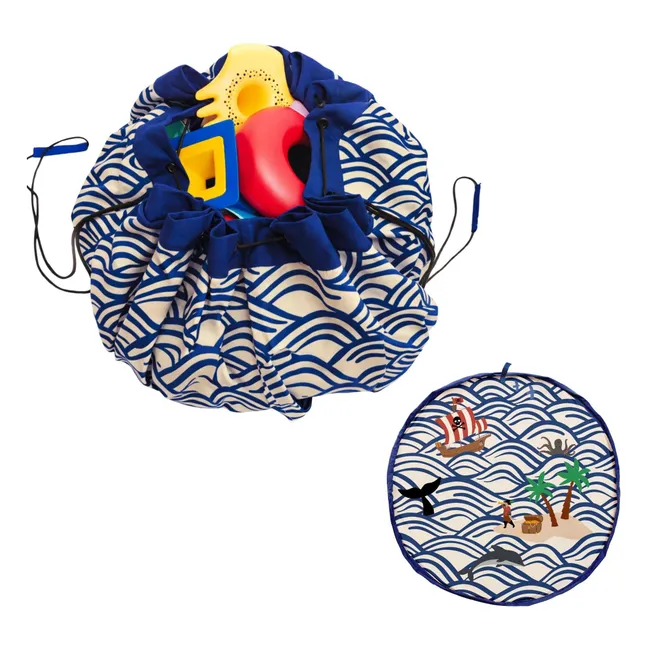 Sac / Tapis de jeu d'extérieur Noomad - Pirate | Bleu