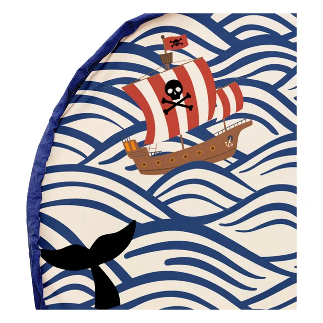 Sac / Tapis de jeu d'extérieur Noomad - Pirate | Bleu