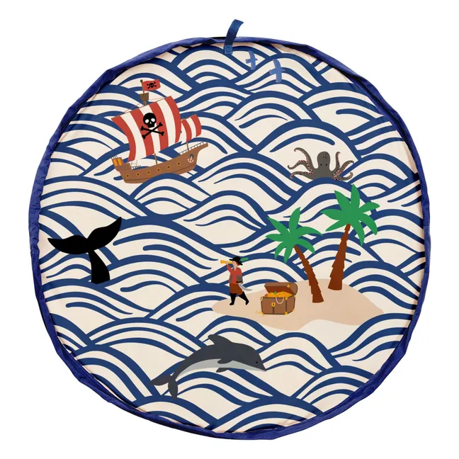 Sac / Tapis de jeu d'extérieur Noomad - Pirate | Bleu