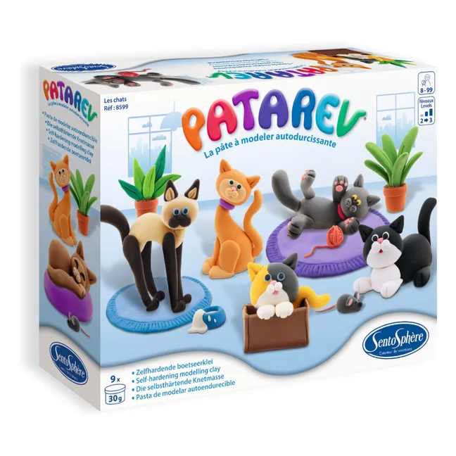Pâtes à modeler autodurcissantes Patarev Les Chats