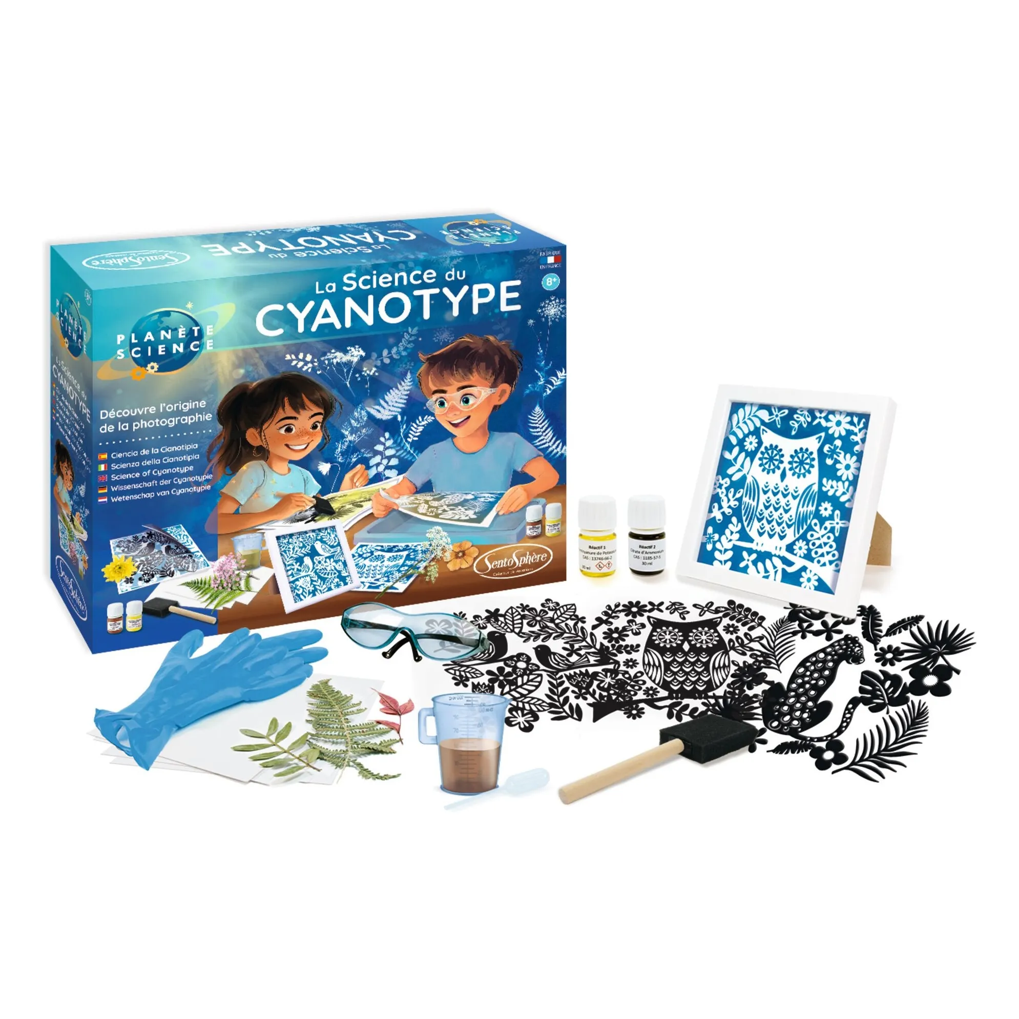 Sentosphère Multicoloured Cyanotype Science Kit