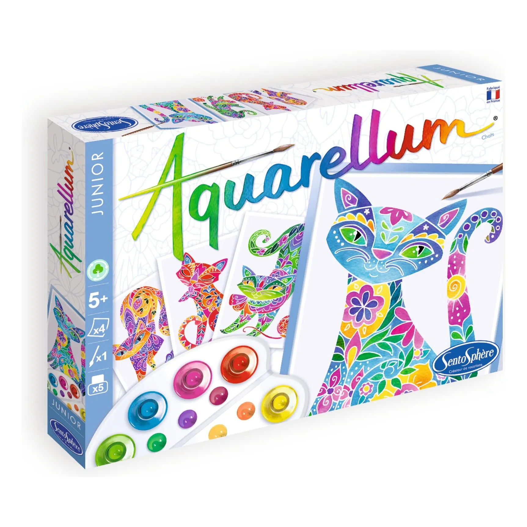 Peinture Aquarellum Chats- Image produit n°1