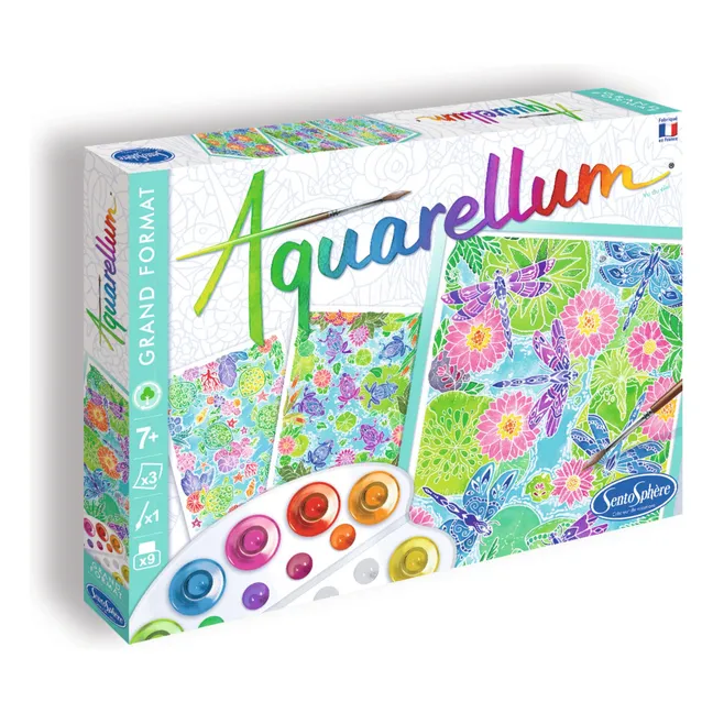 Peinture Aquarellum Vu du Ciel