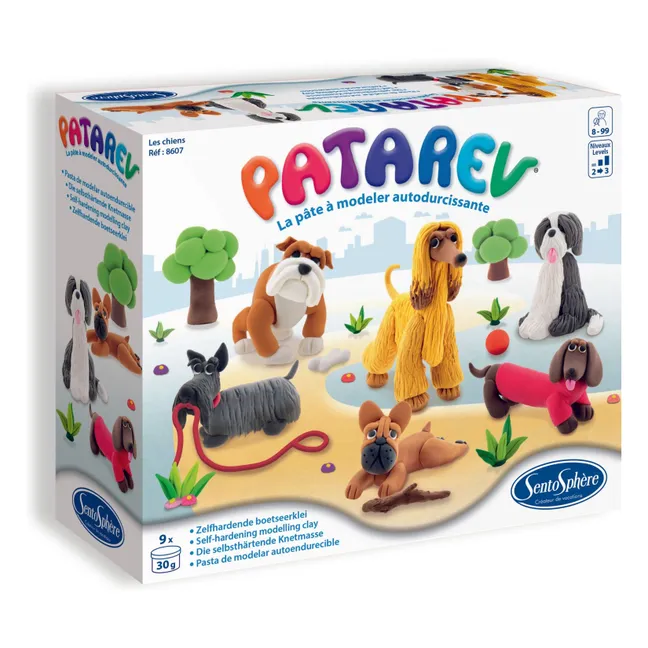 Pasta de modelar autoendurecible Patarev Les Chiens