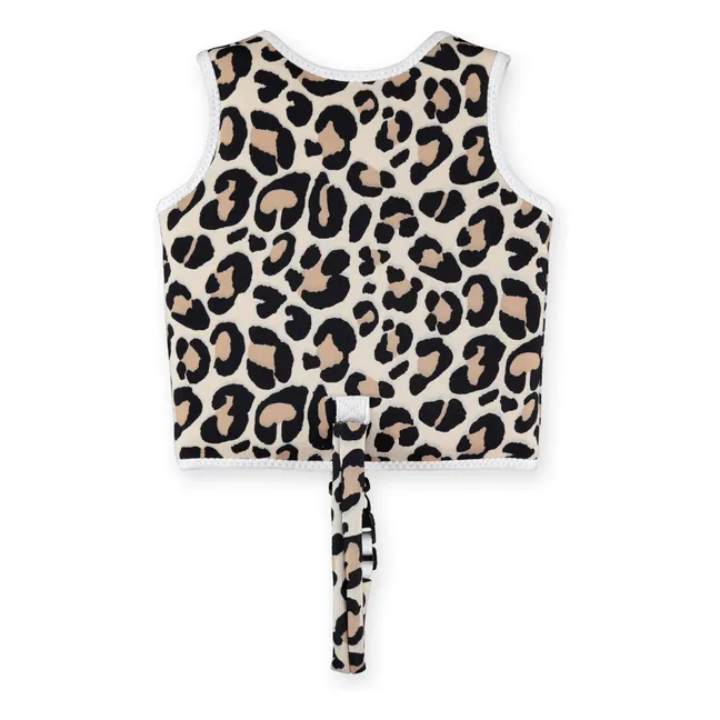Bañador Tiburón Leopardo Fibras Recicladas | Marfil