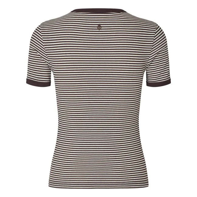 Camiseta de algodón ecológico Salinas | Marrón