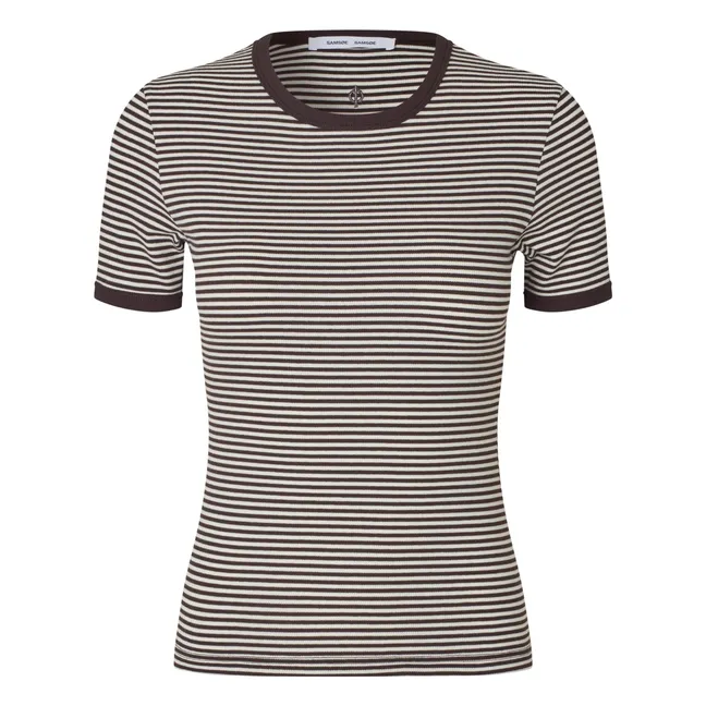 Camiseta de algodón ecológico Salinas | Marrón