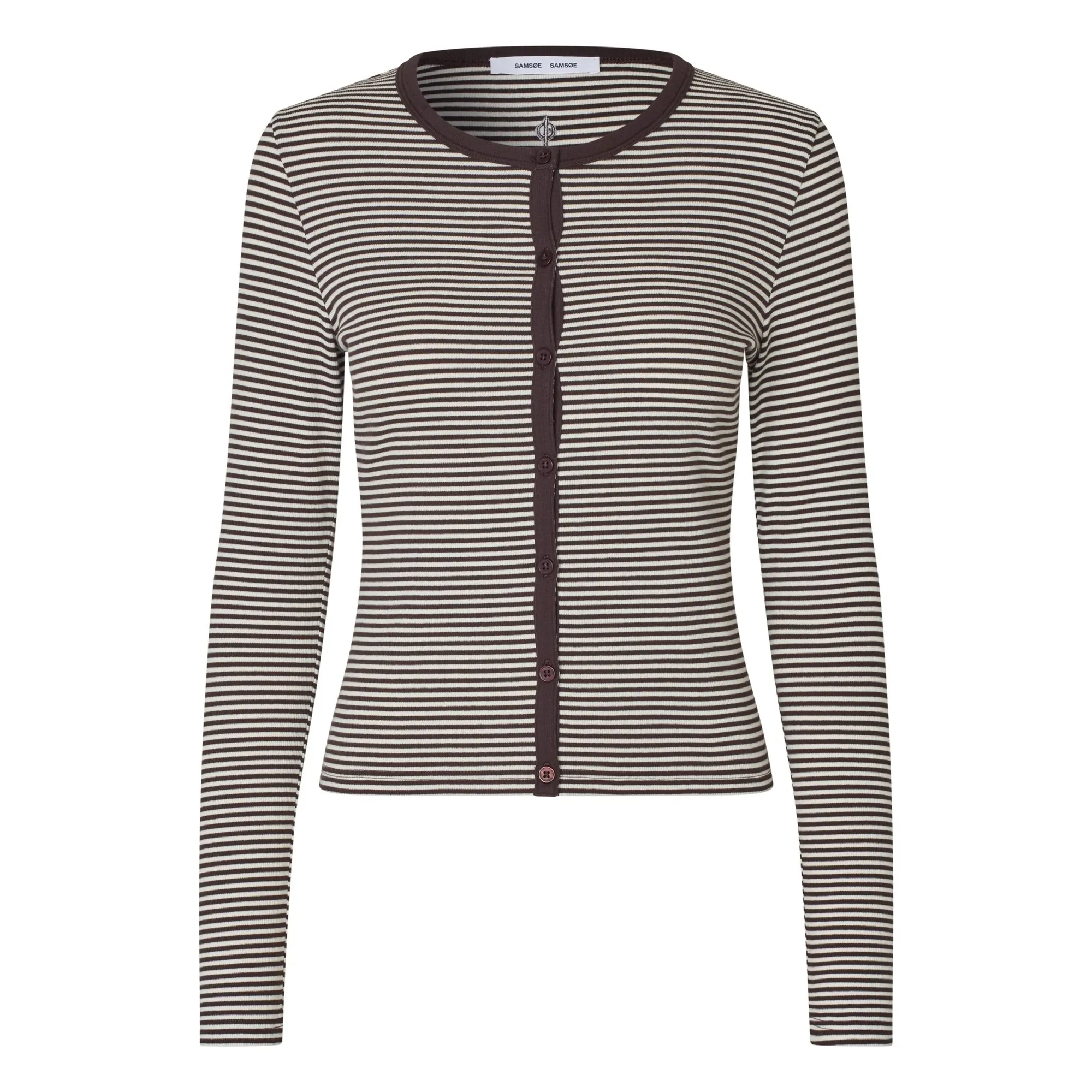 Samsoe Samsoe Brown Saalexo Organic Cotton Cardigan