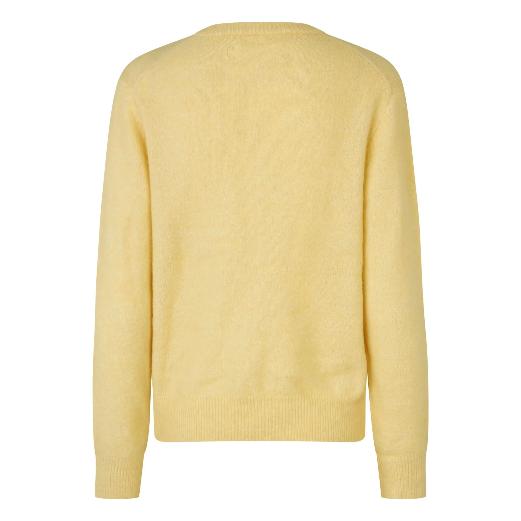 Cardigan Nor Laine | Jaune Paille- Image produit n°3