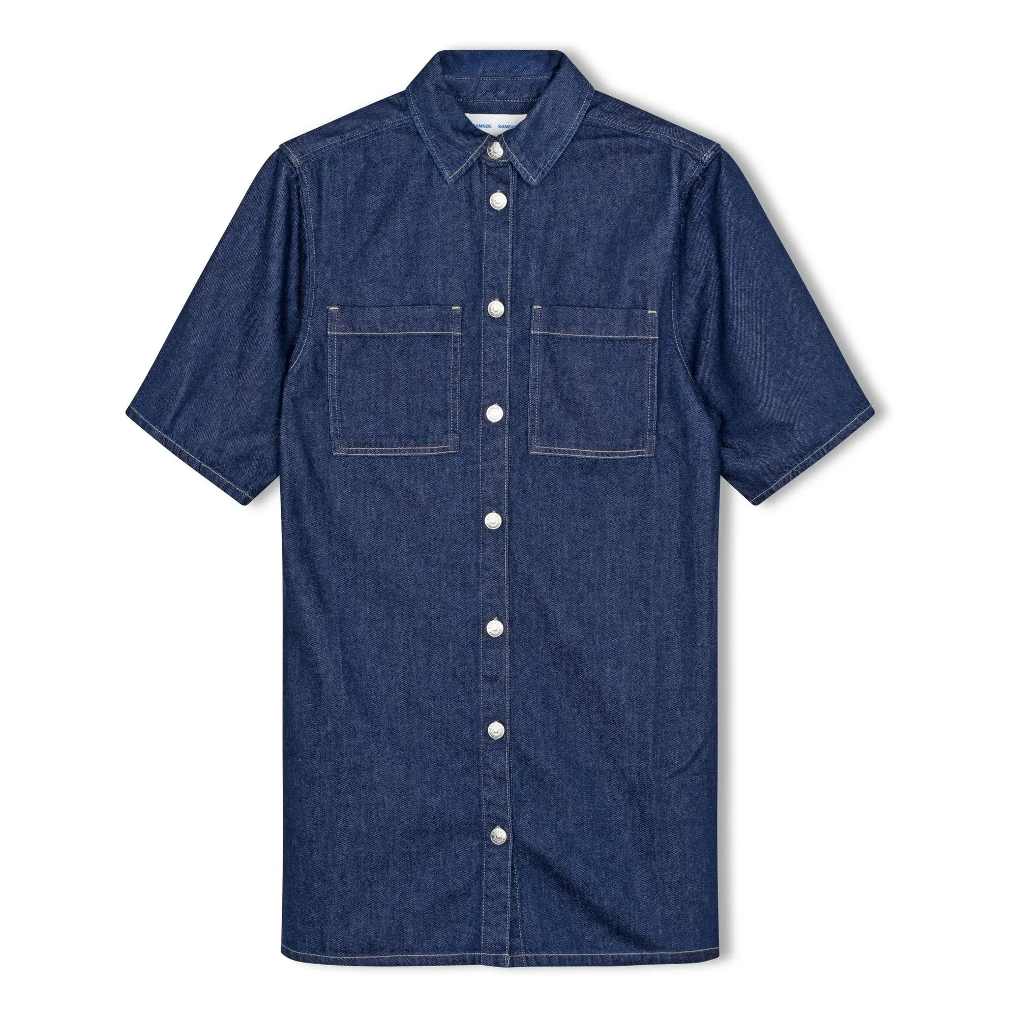 Samsoe Samsoe Denim Brut Satilly Organic Cotton Dress