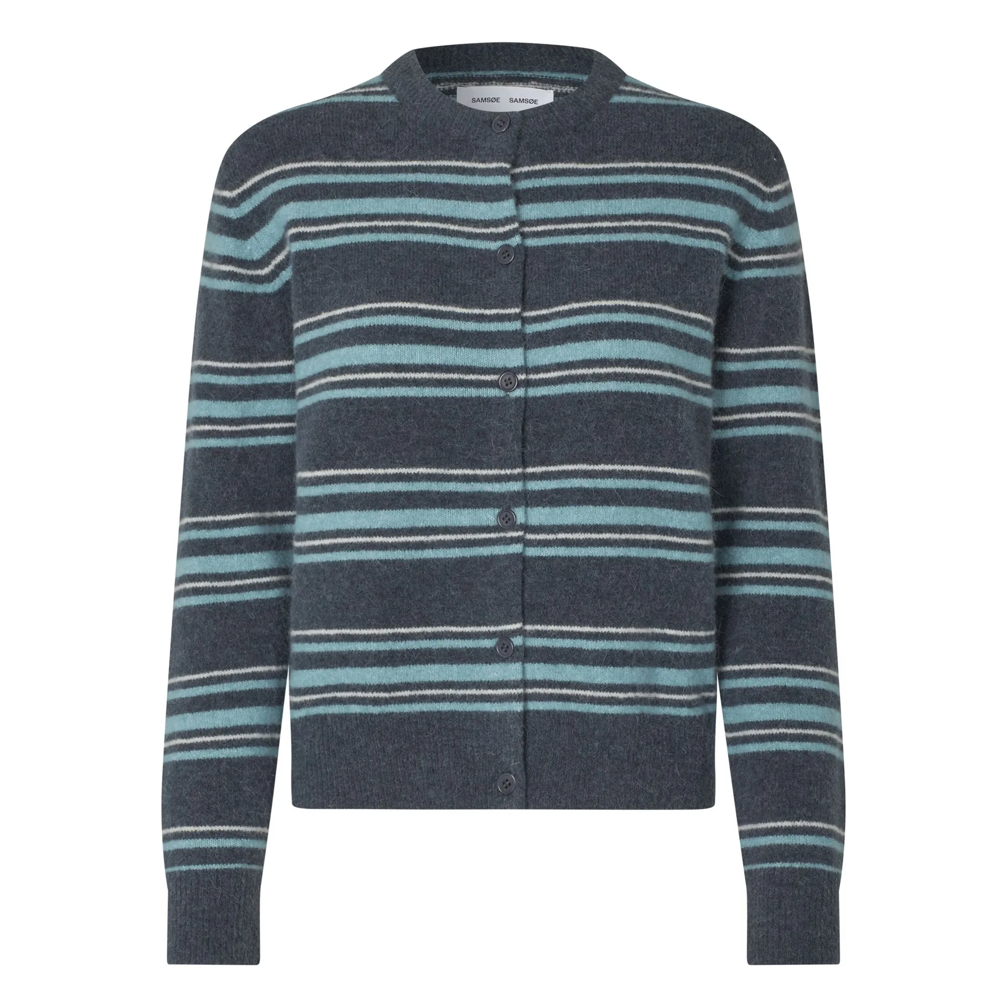 Samsoe Samsoe Blue Nor Laine Stripes Cardigan