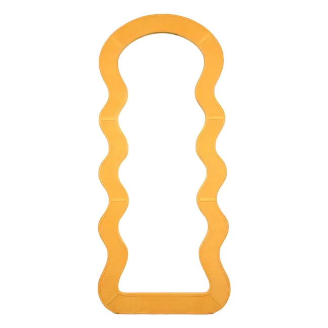 Espejo de bambú | Amarillo