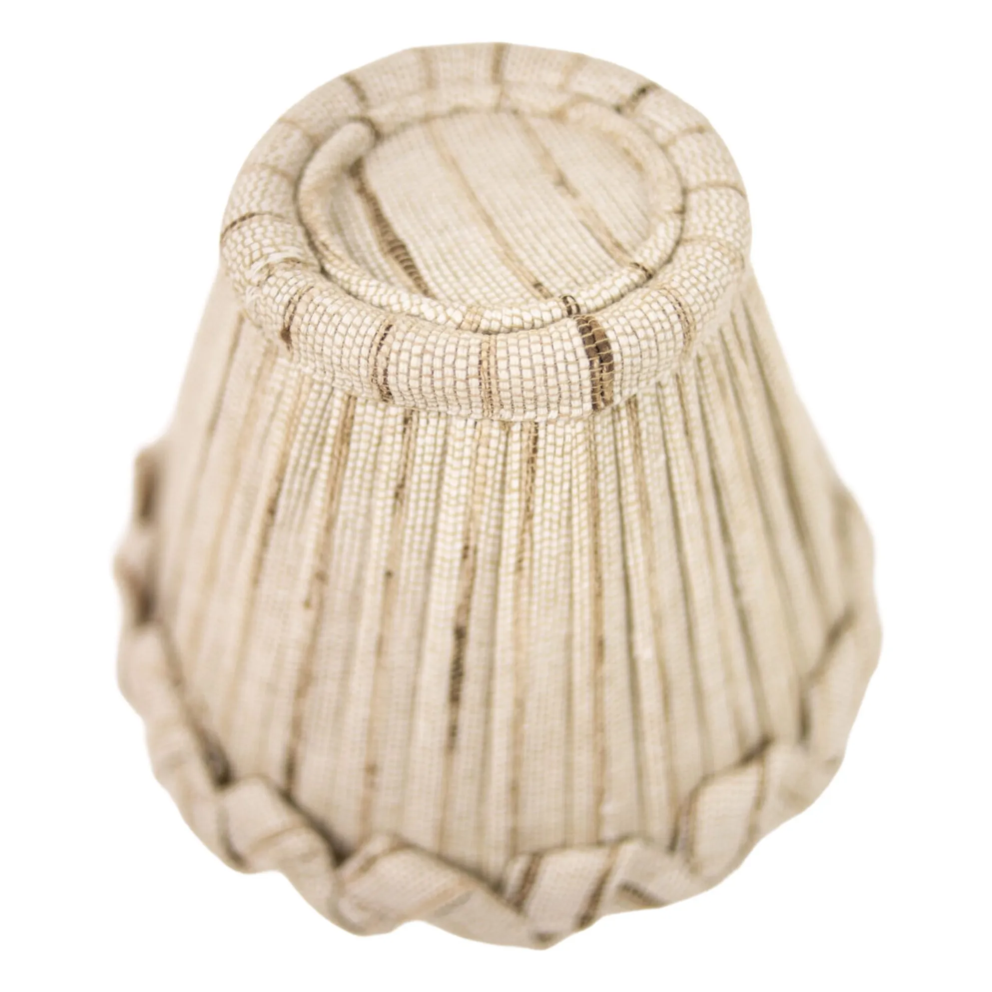 Lampe de table en lin Shiva | Crème- Image produit n°3