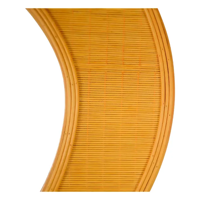 Espejo de bambú | Amarillo