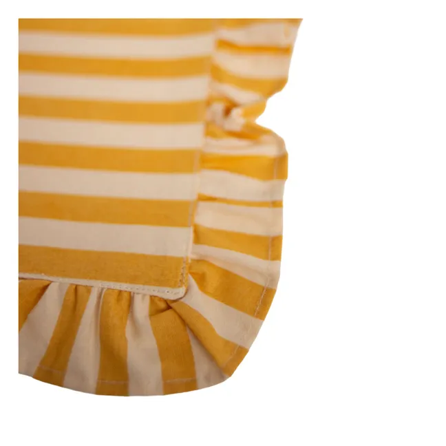 Set de table rayé Ellie | Jaune