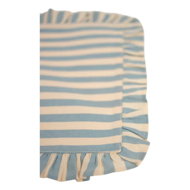 Set de table rayé Ellie | Bleu ciel