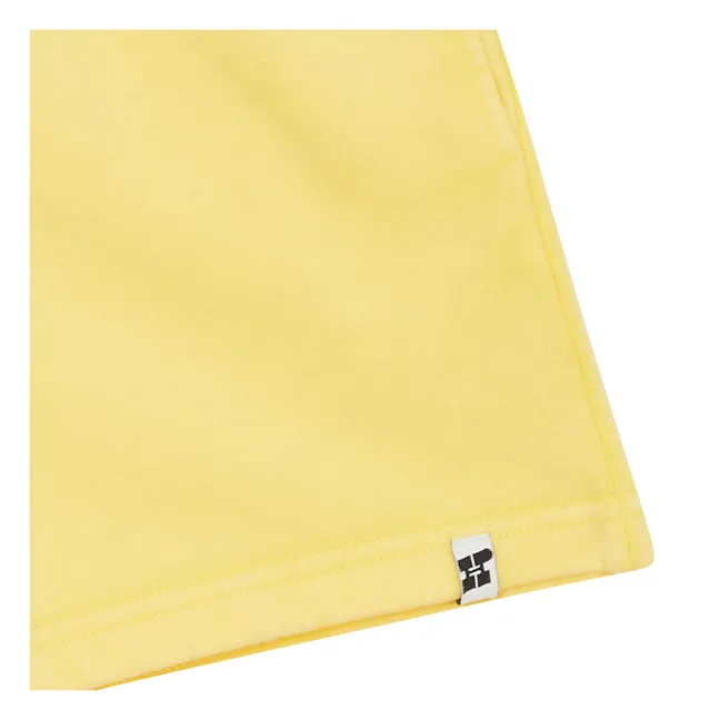 Pantalones cortos Harald de algodón ecológico | Amarillo palo