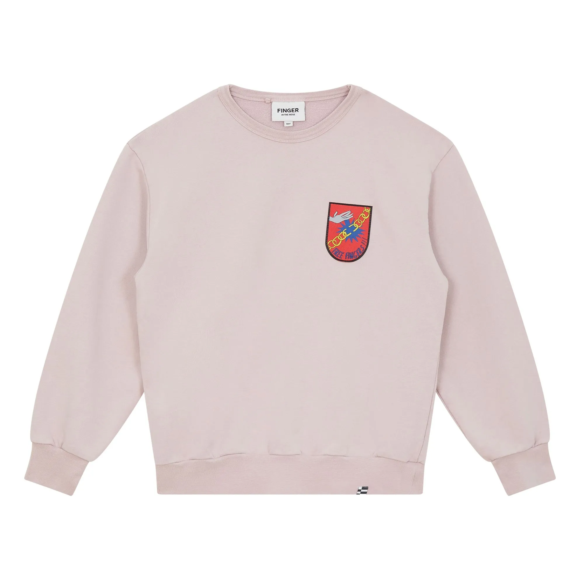 Finger In The Nose Dusty Pink Oversize Blow Sweat Organic Cotton