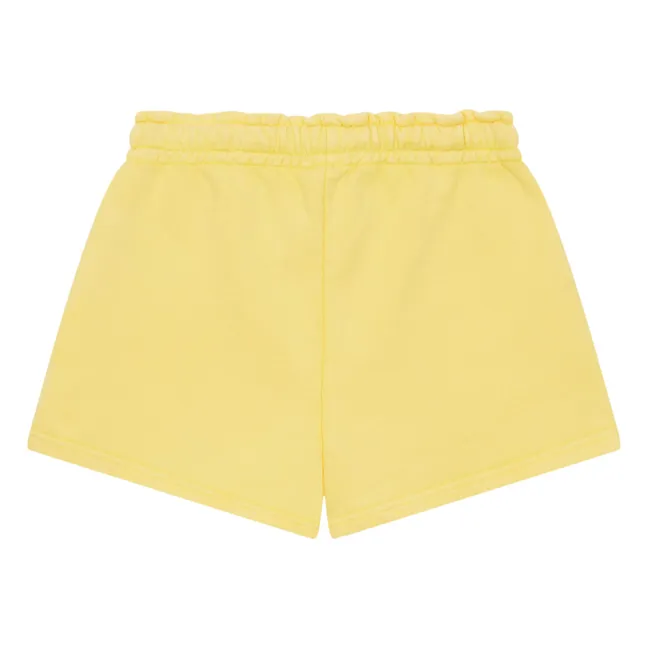 Pantalones cortos Harald de algodón ecológico | Amarillo palo