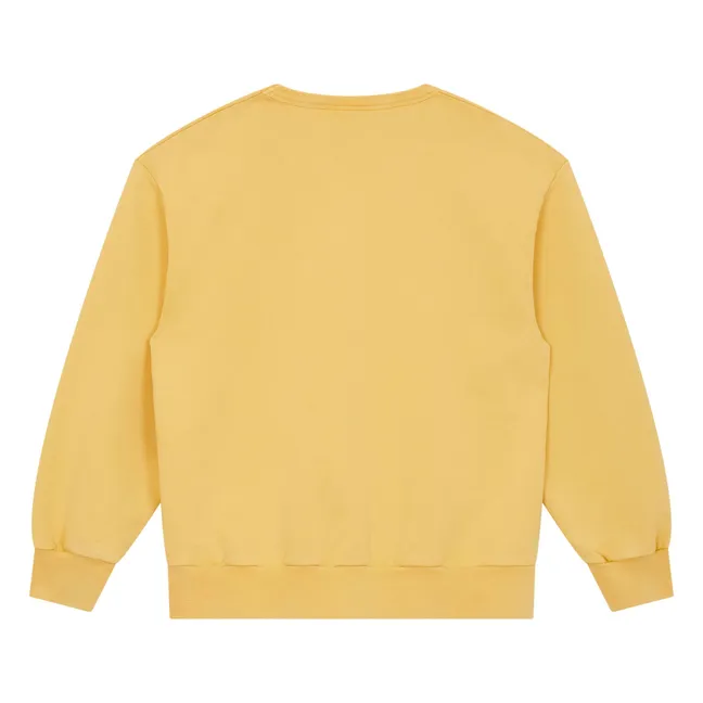 Sudadera de algodón orgánico Ryde Wax | Amarillo Mostaza