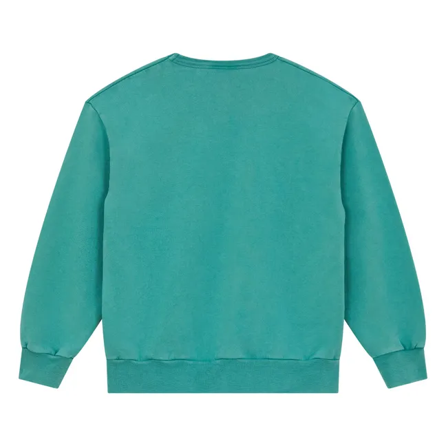 Ryde Wheelers organic cotton sweatshirt | Emerald green