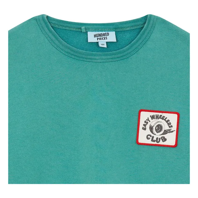 Sweat Ryde Wheelers Coton Bio | Vert émeraude