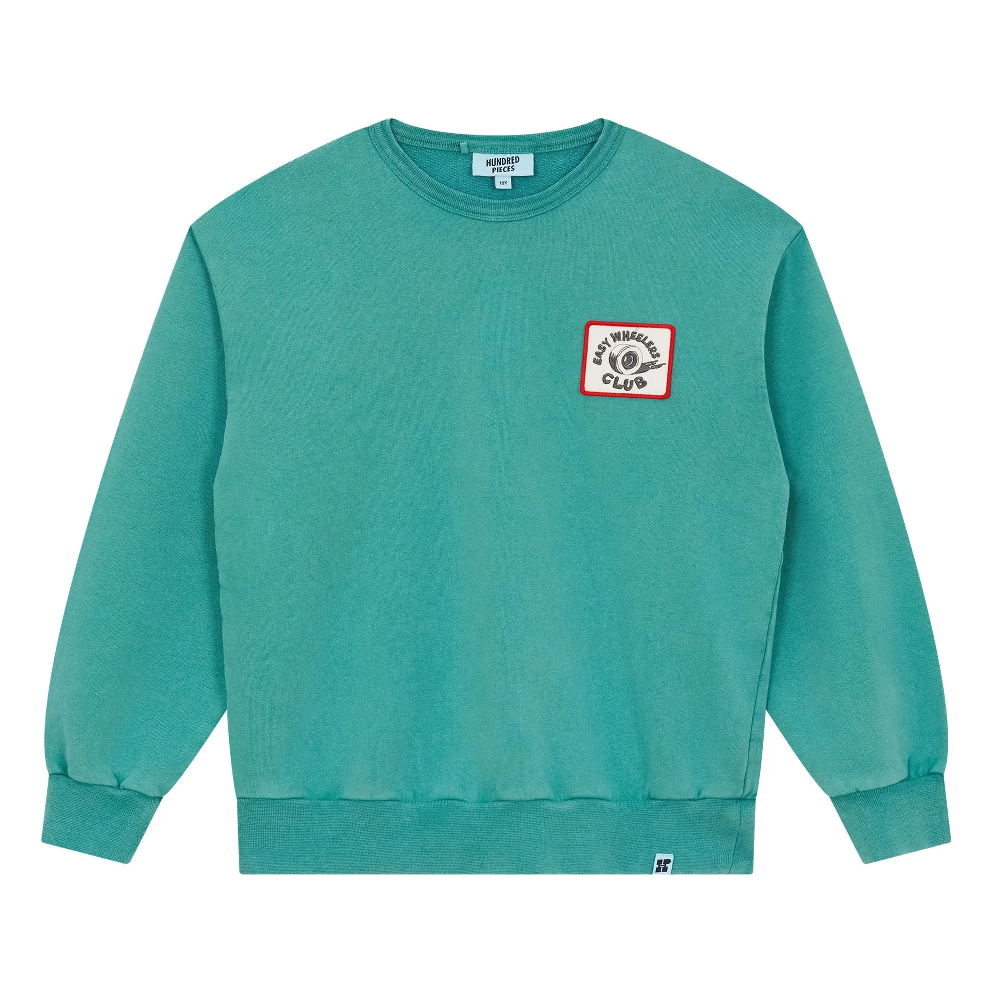 Hundred Pieces Emerald Green Ryde Wheelers Organic Cotton Sweatshirt