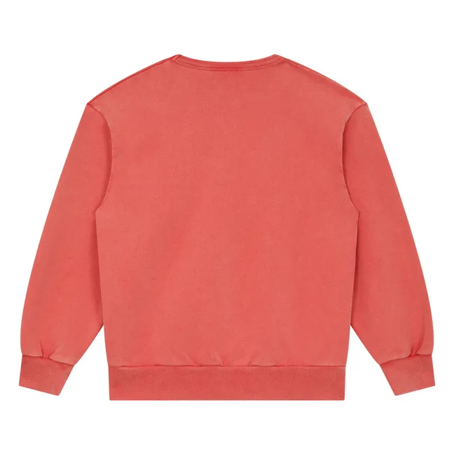 Arlo organic cotton sweatshirt | Dark red