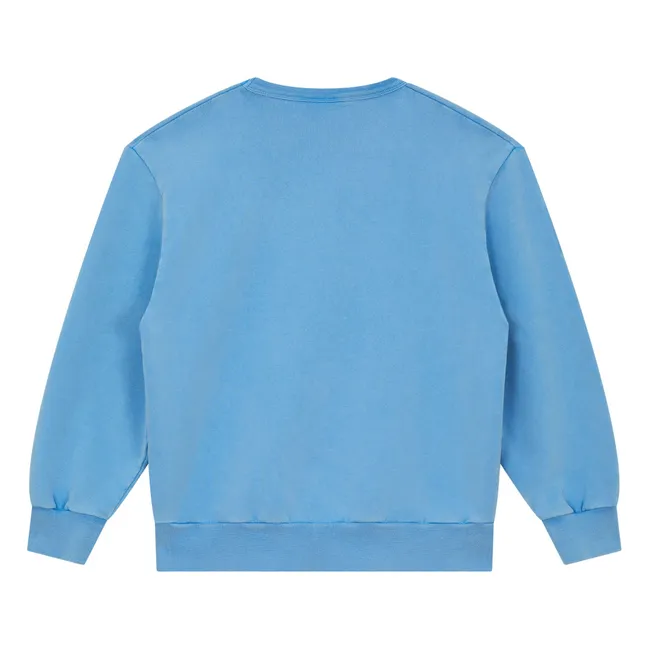 Arlo organic cotton sweatshirt | Royal blue