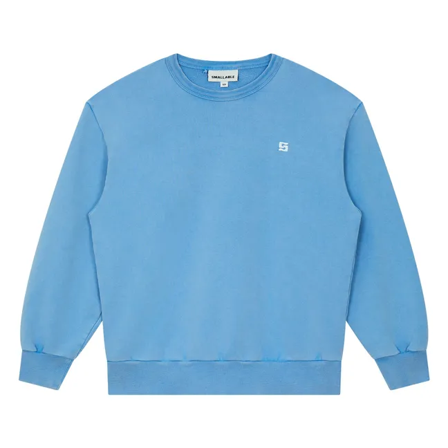 Sudadera Arlo de algodón orgánico | Azul Rey