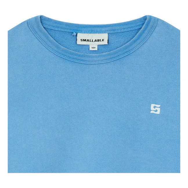 Arlo organic cotton sweatshirt | Royal blue