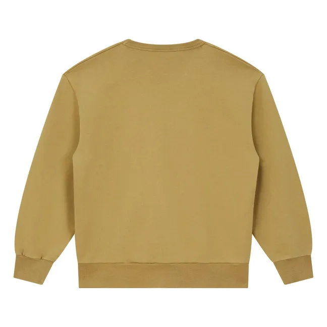 Arlo organic cotton sweatshirt | Brown