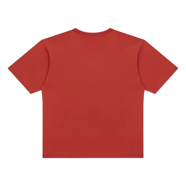 Camiseta Solal Algodón Pima | Rojo Bermellón