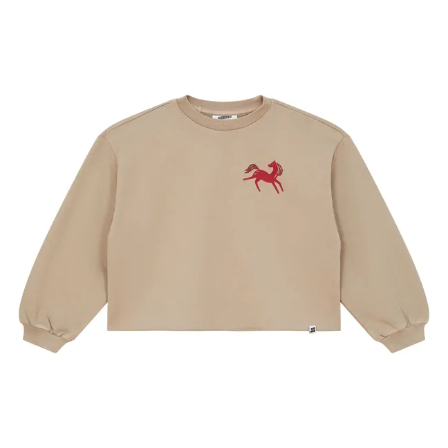 Sweat Belmont Cheval Coton Bio | Gris